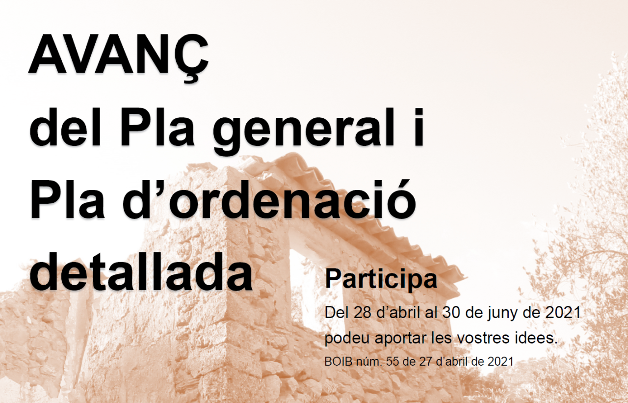 Avanç del Pla general d’Estellencs