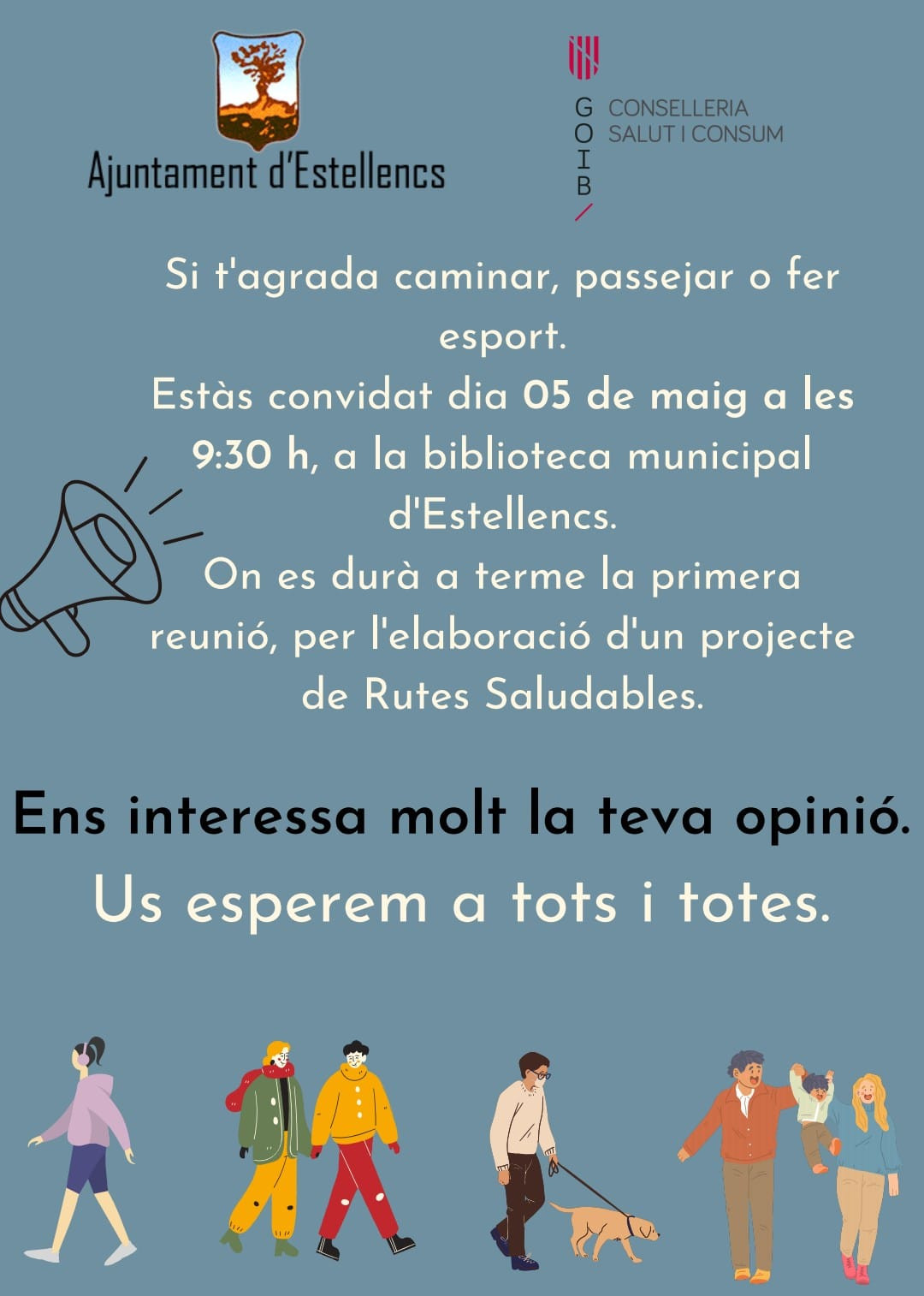 Reunió elaboració projecte Rutes saludables