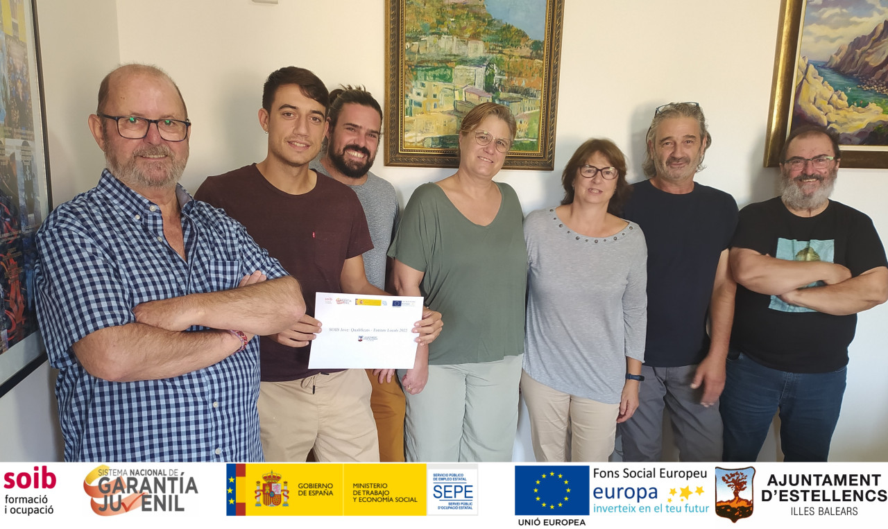Una persona s’incorpora a l’Ajuntament d’Estellencs gràcies a la convocatòria SOIB Jove: Qualificats-Entitats Locals 2022. 