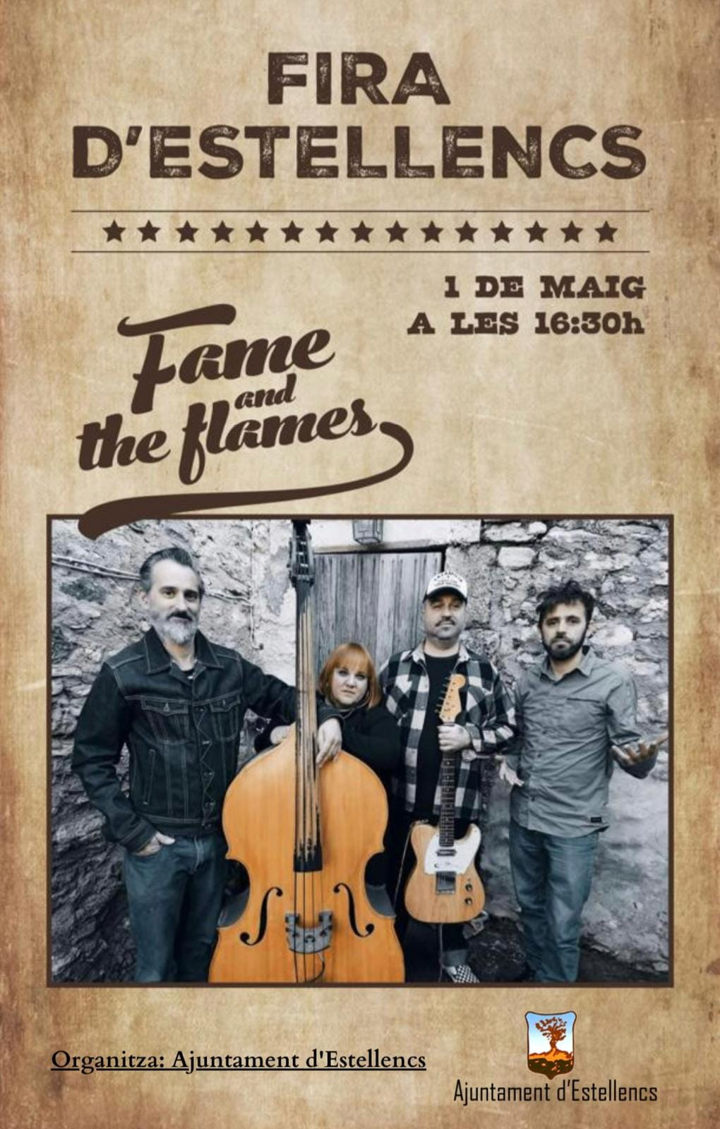 Fame amd the flames en concert