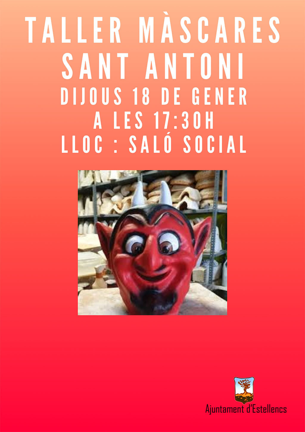 Taller de màscares de Sant Antoni