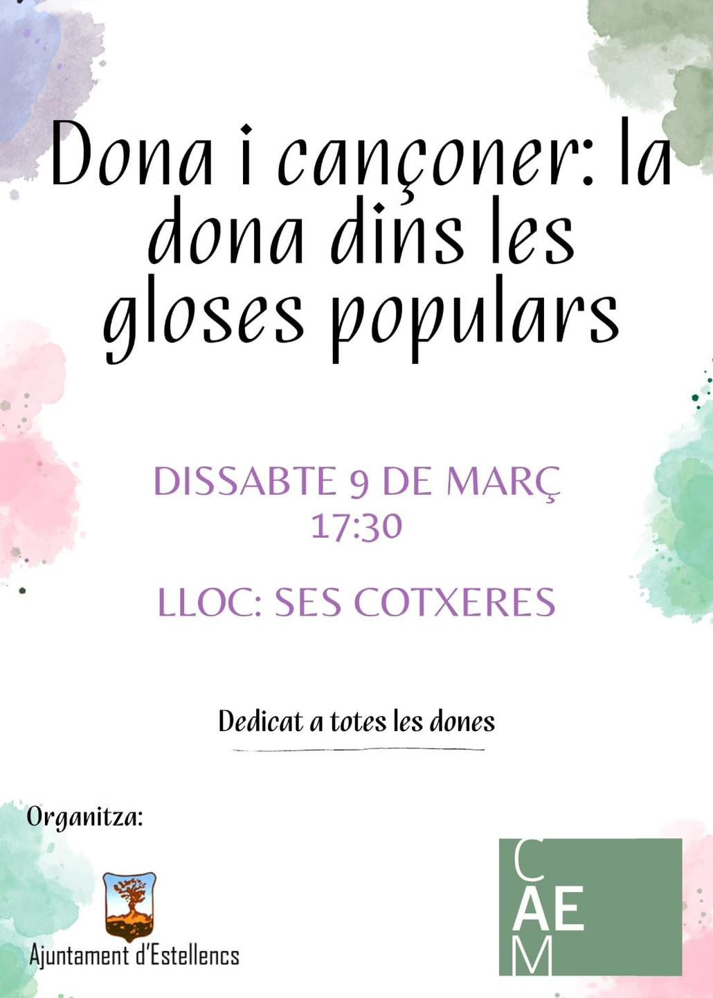 DONA I CANÇONER: LA DONA DINS LES GLOSES POPULARS