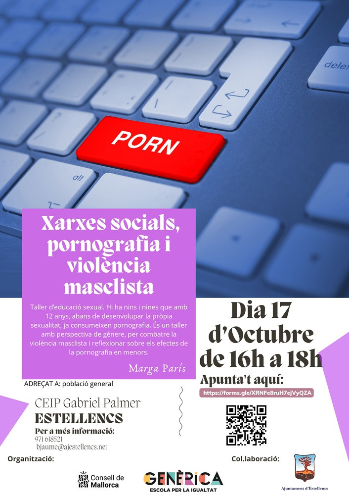 Taller "Xarxes socials, pornografia i violència masclista"
