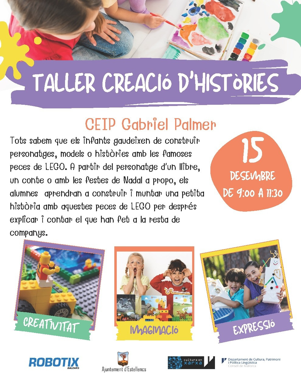 TALLER DE CREACIÓ D’HISTÒRIES AMB LEGO